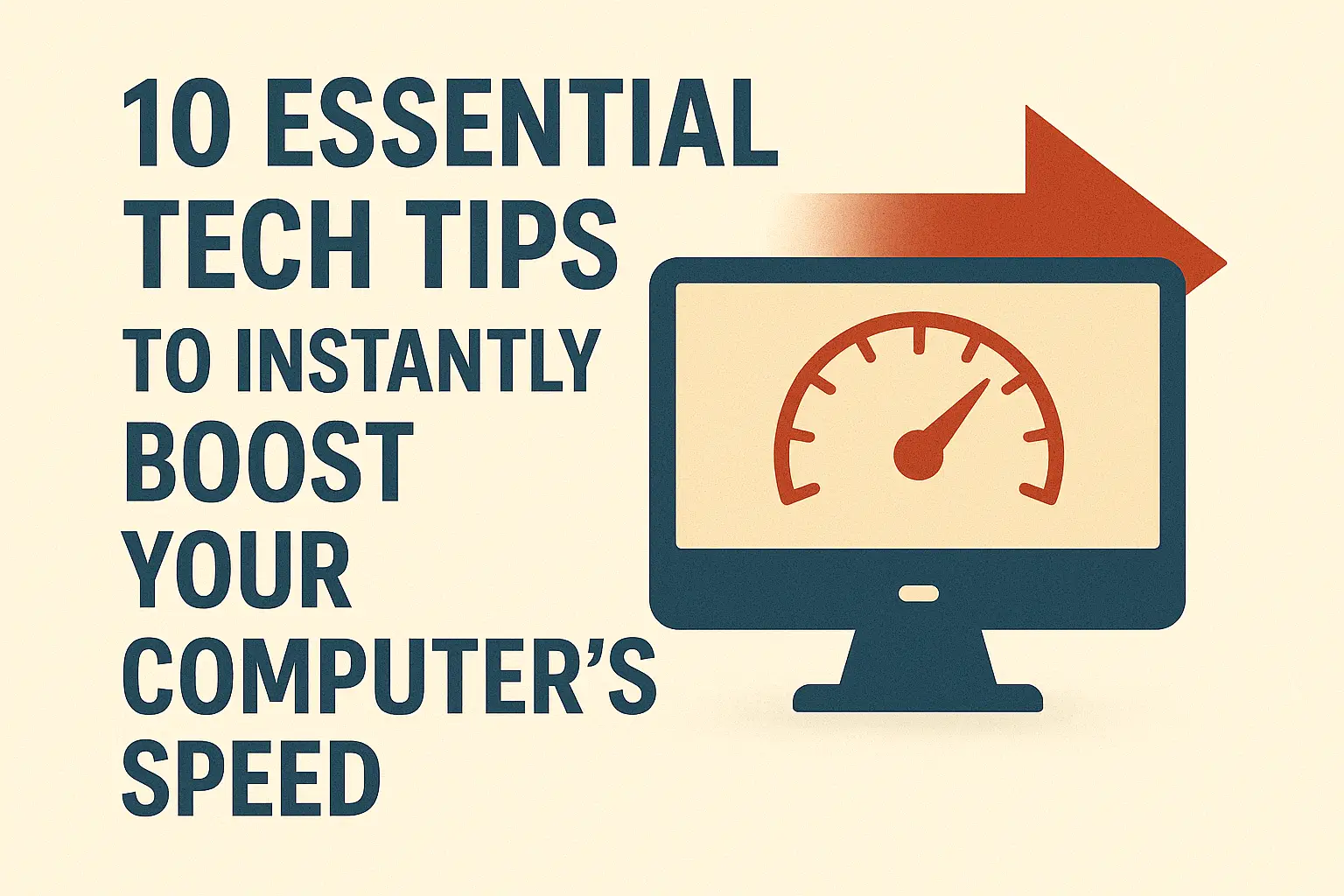 10 Essential Tech Tips to Instantly Boost Your Computer’s Speed