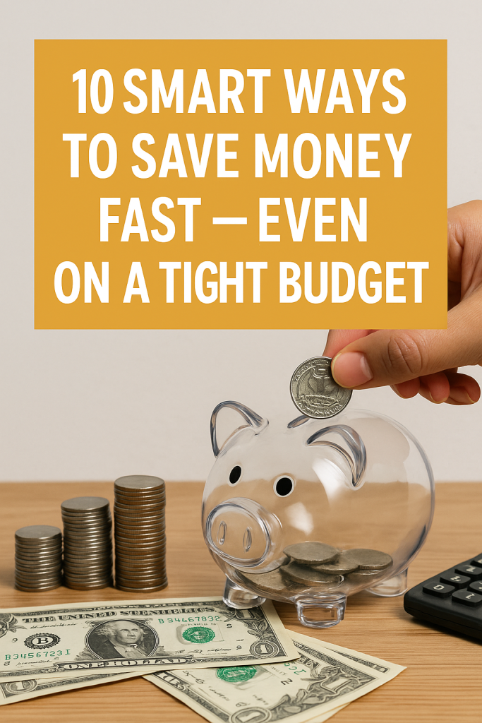 smart ways to save money